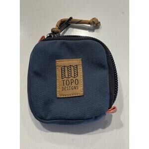 Topo Designs Accessory Small Square Blue Bag Pouch Wallet